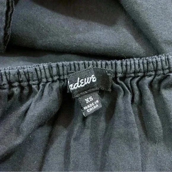 Madewell Embroidered Tie Back Cut Out Top - Picture 6 of 12